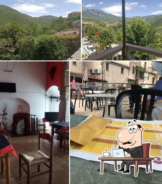 La interni e esterno del ristorante