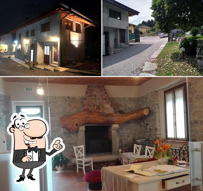 La esterno e interni del ristorante