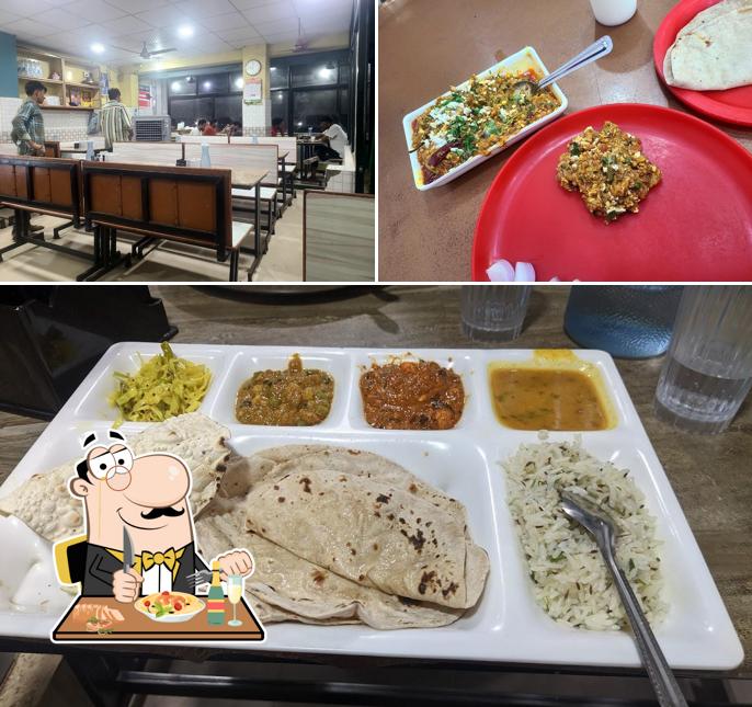 The photo of food and interior at Radhe Dinning Hall