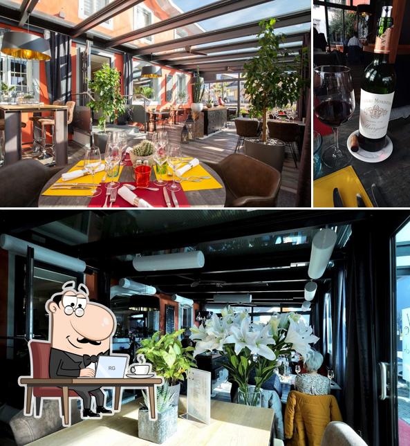 Gli interni di Restaurant de l'Etoile