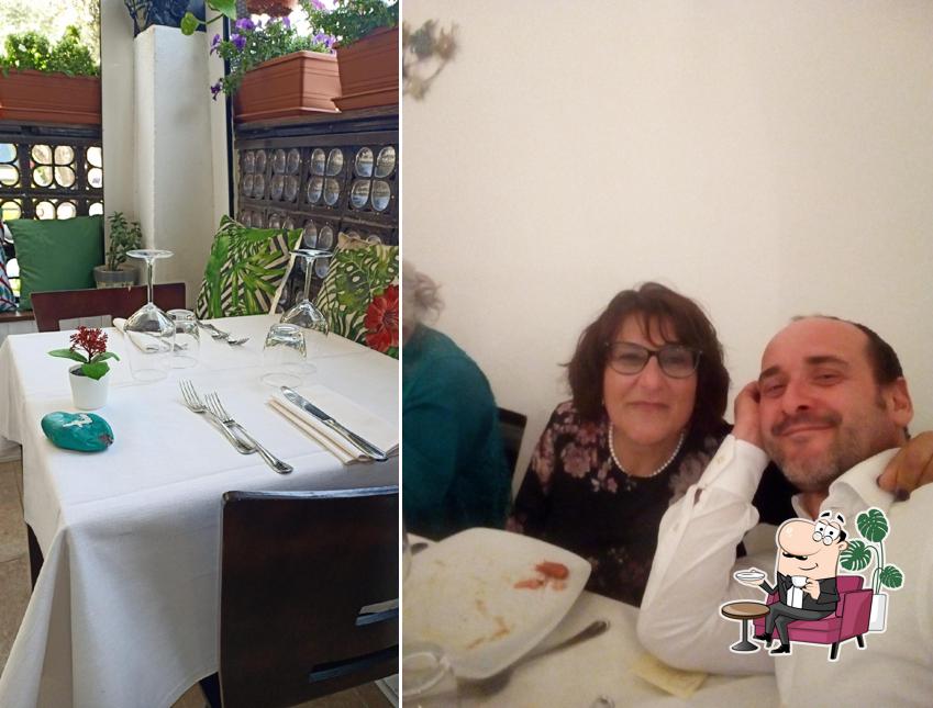 Gli interni di Trattoria del golfo