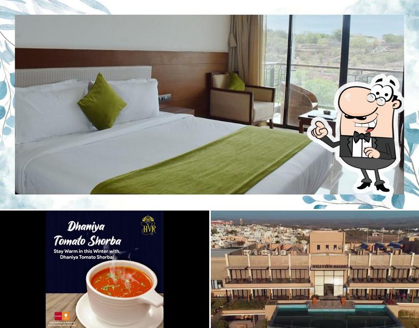 Among different things one can find interior and food at Hill View Resort Bhuj-Kutch Among different things one can find interior and food at Hill View Resort Bhuj-Kutch