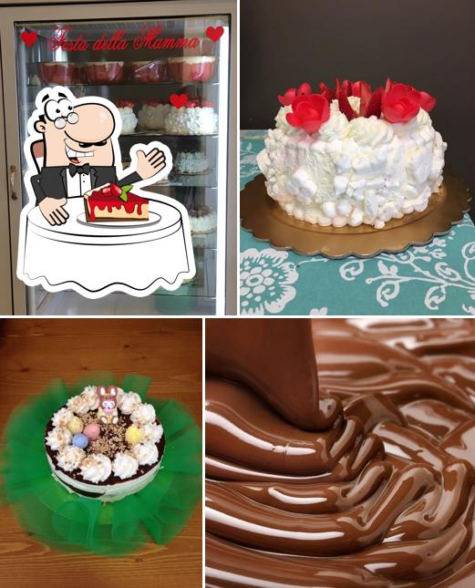 Gelateria La Dolce serve un'ampia gamma di dolci