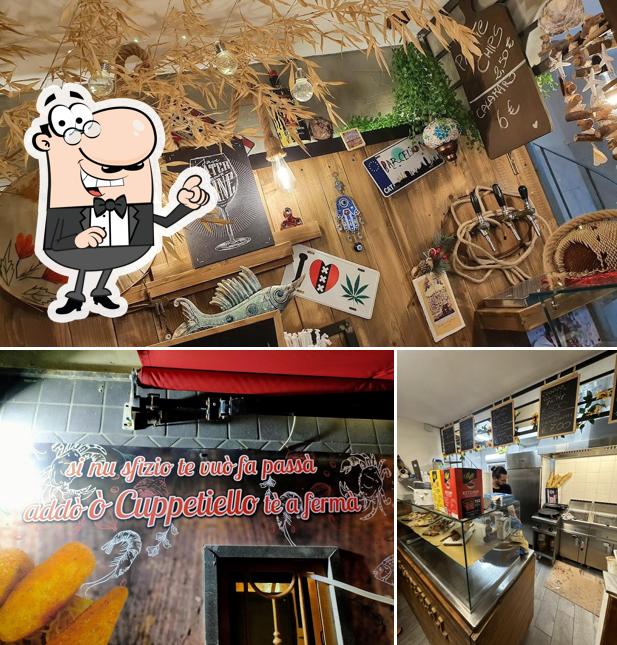 Gli interni di O'cuppetiello Pozzuoli, la Vera Friggitoria