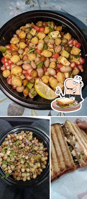 Grilled cheese sandwich at Good For You