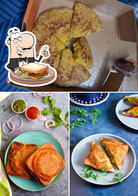 Grilled cheese sandwich at bread habbit