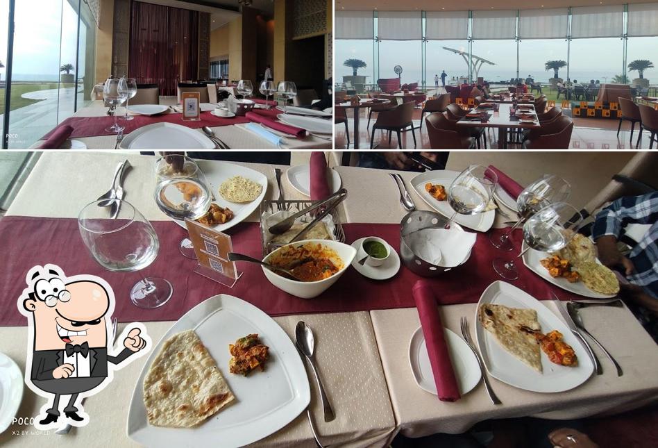 The interior of Zaffran