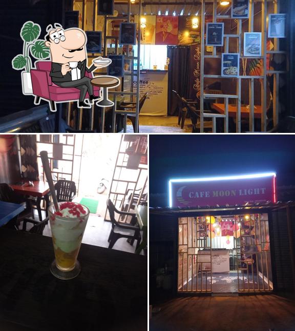 The interior of Cafe Moonlight