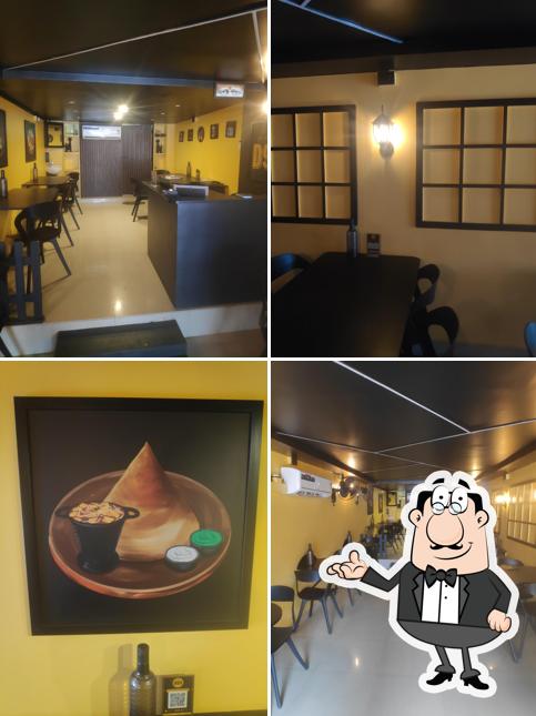 Take a seat at one of the tables at D99 Fusion Delights