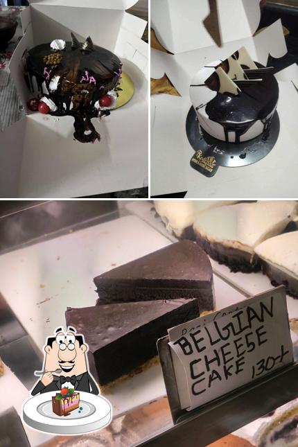 Chocolate cake at Kediyoor Confectionery