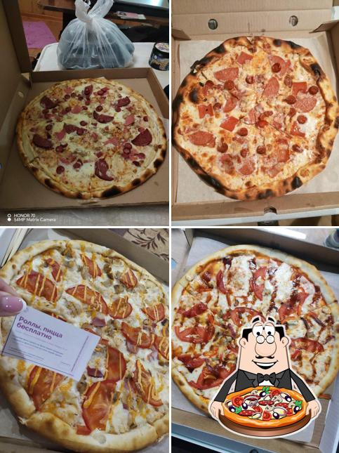 Commandez différents types de pizzas