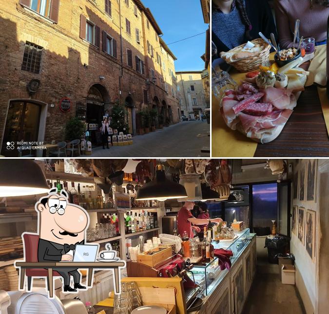 Gli interni di La Vineria di Montepulciano