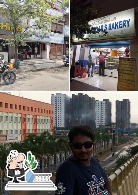 This is the photo depicting exterior and food at Sindhu Bangalore Iyengar Bakery