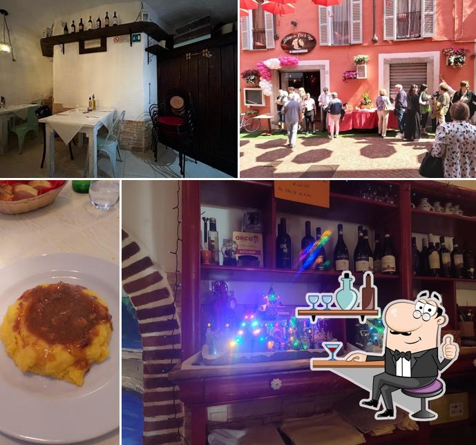 Gli interni di Trattoria da Elia e Ugo