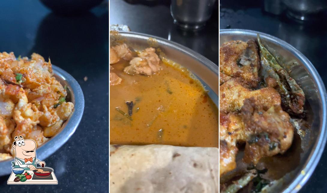 Chicken curry at Andhra Mess