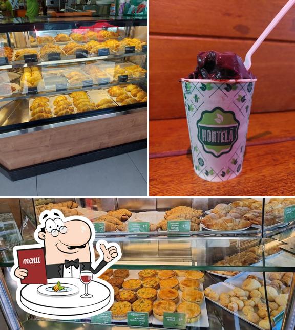 Comida em Hortelã Sucos