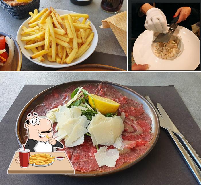 Patatine fritte al Restaurant Le Farinet