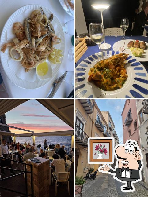 Gli interni di Lo Scoglio Ubriaco