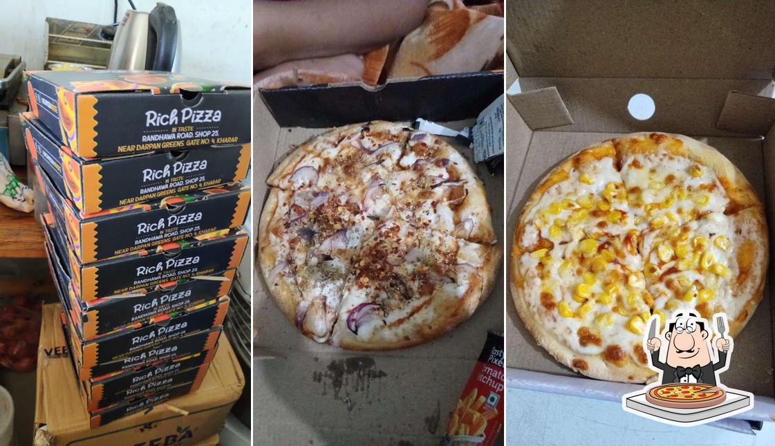 Get pizza at Rich Pizza