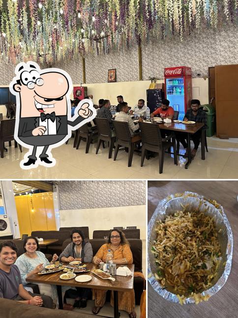 Take a seat at one of the tables at Ahir Special Gavran Tadka