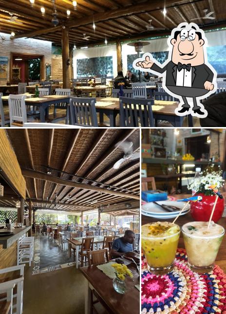 O interior do Nica's Restaurante