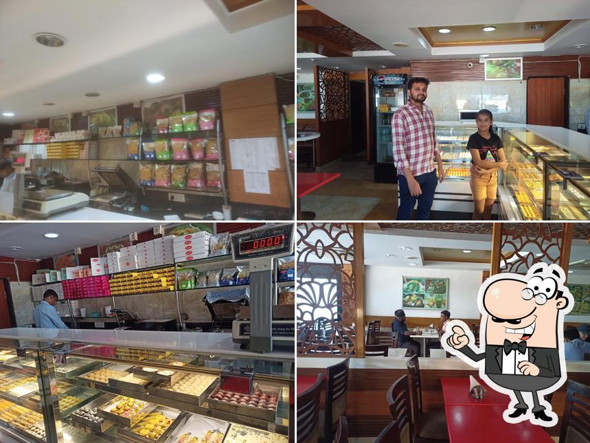 The interior of Puja Sweets