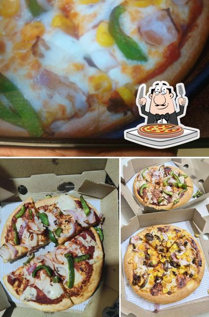 Pick various kinds of pizza Pick various kinds of pizza