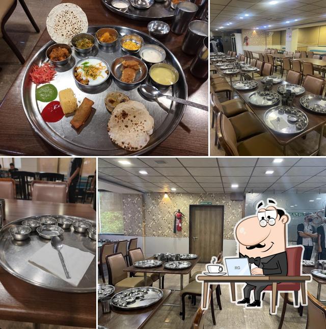 Check out how Sasumaa Gujarati Thali looks inside