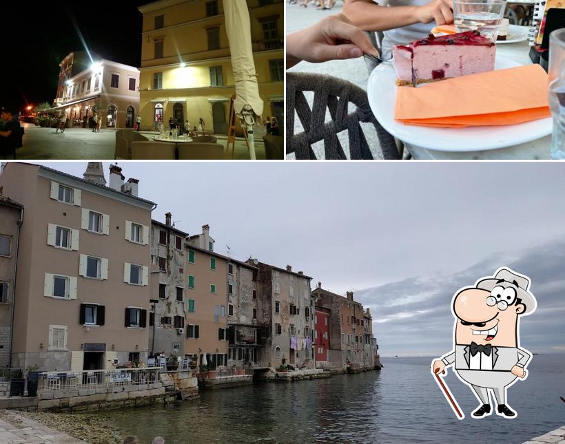 Dai un’occhiata alla foto che raffigura la esterno e cibo di Viecia Batana cafe