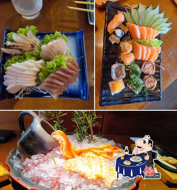 Sashimi em Hioki Sushi Itu