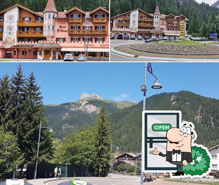 Curiosa tra la parte esterna di Hotel El Ciasel