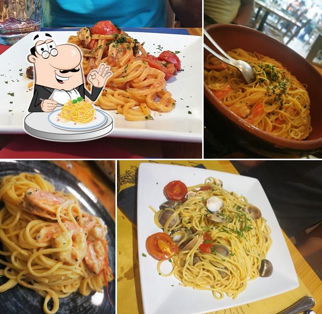 Spaghetti alla carbonara al La Piroga