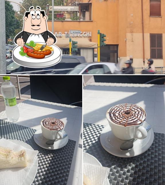 Tra le varie cose da Bar Vinci si possono trovare la cibo e esterno