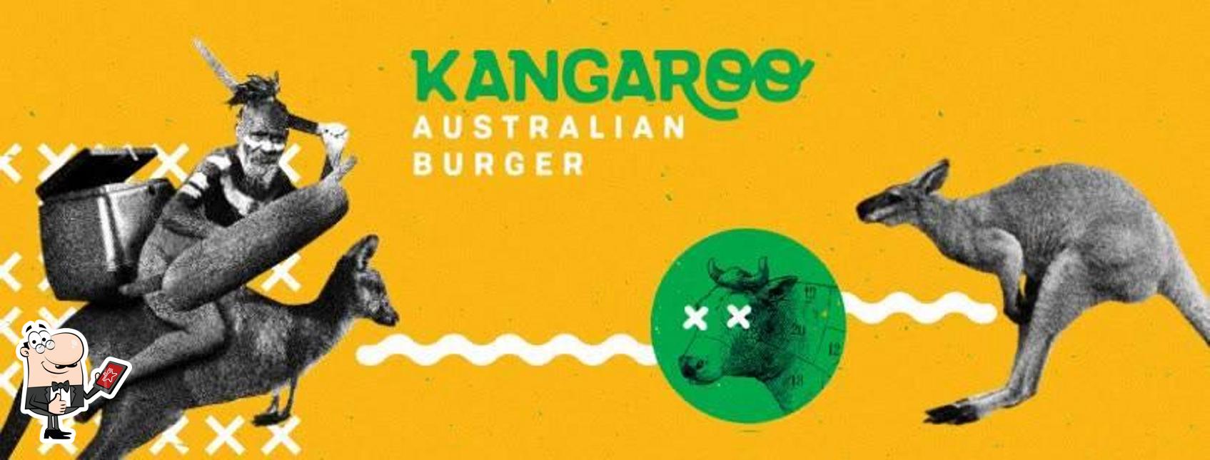 Look at this image of Kangaroo Australian Burger