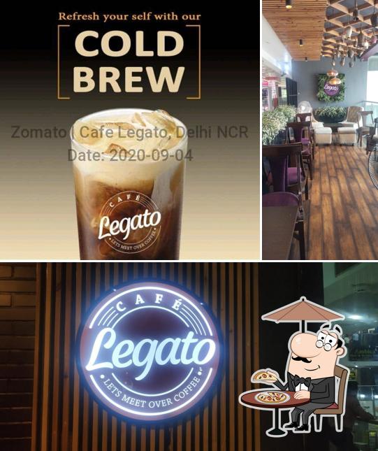 The exterior of Cafe legato