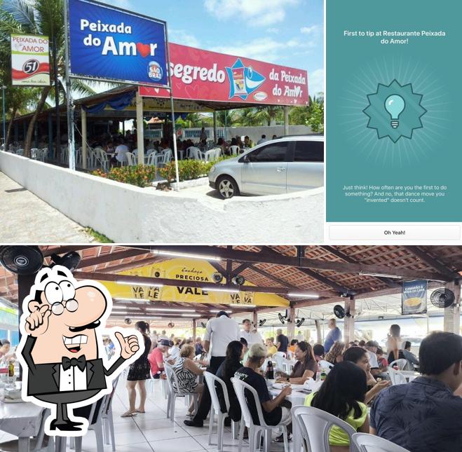 Veja imagens do interior do Restaurante Peixada do Amor