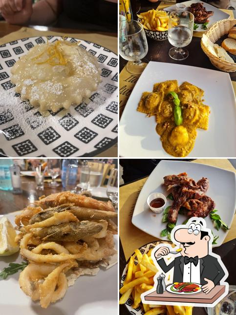 Cibo al Ristorante Orti di Nora