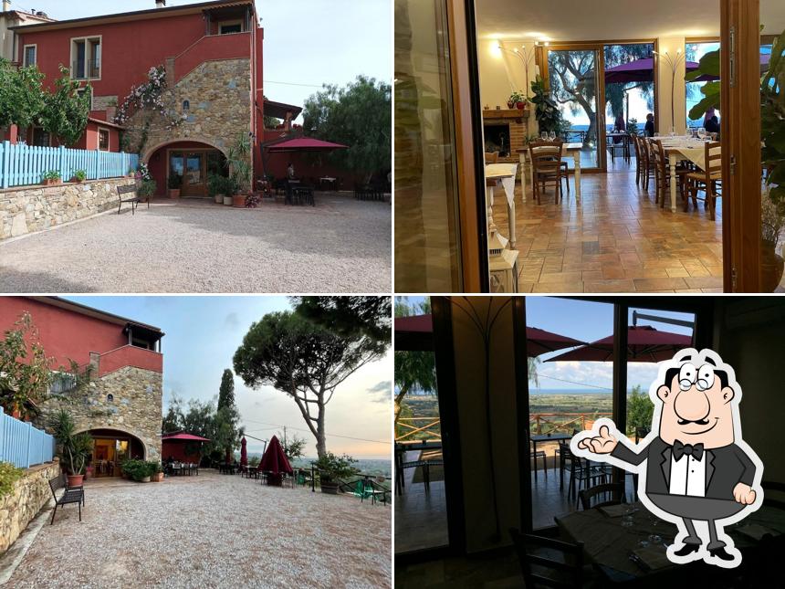 Gli interni di Agriristoro La Cesarina