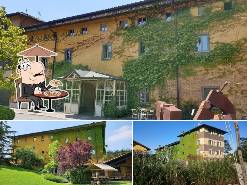 Gli esterni costituiscono una caratteristica importante di L'Ostelliere Hotel