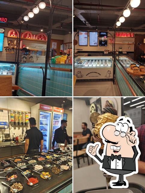 The interior of Huber & Holly (Vijay Cross Roads)