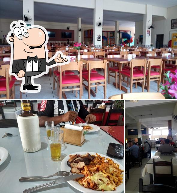 O interior do Restaurante Pé da Serra