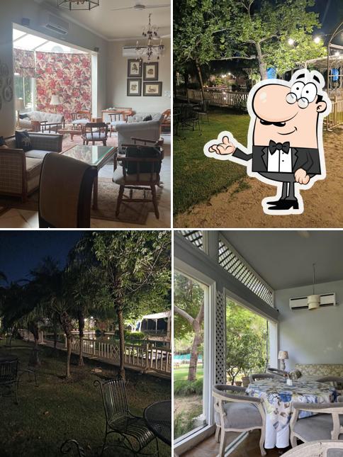 Take a seat at one of the tables at Whispering Willows