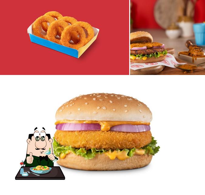 Food at Burger Singh