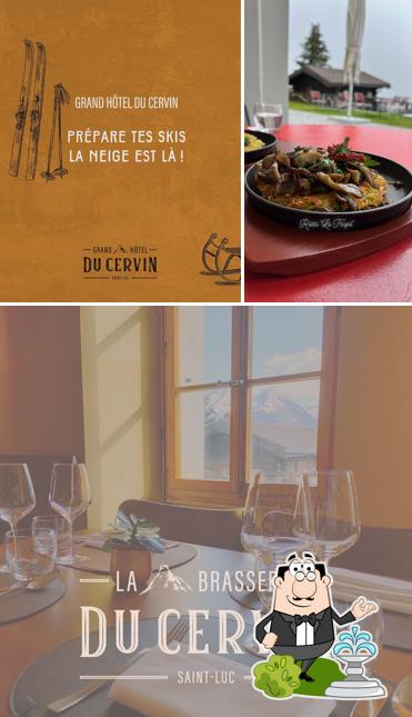 Gli esterni di Brasserie du Grand Hôtel du Cervin