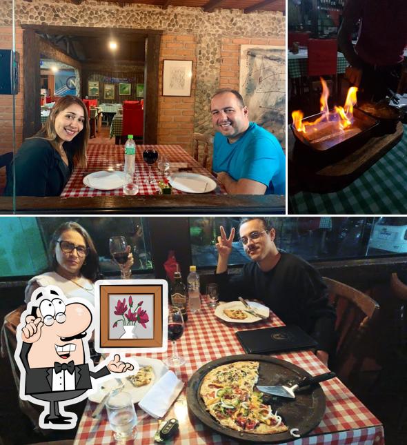 O interior do Di Napoli - Pasta & Pizza