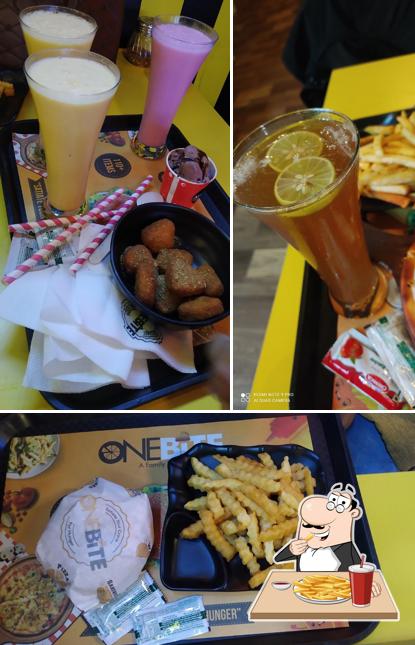 French fries at One Bite Mathura