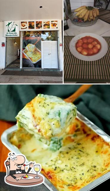 Comida em A Casa do Manjericão