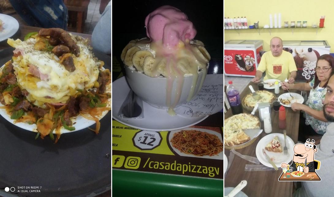 Comida em Casa da Pizza GV
