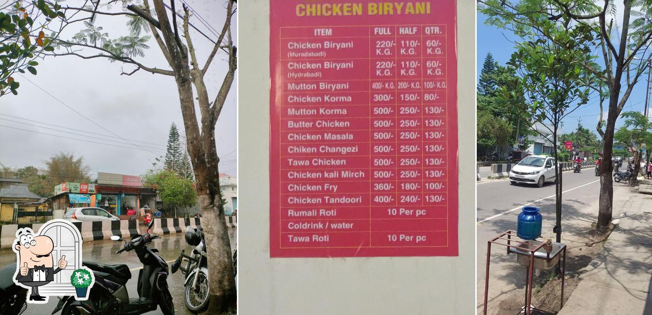 The exterior of Delhi Darbar Chicken Biryani