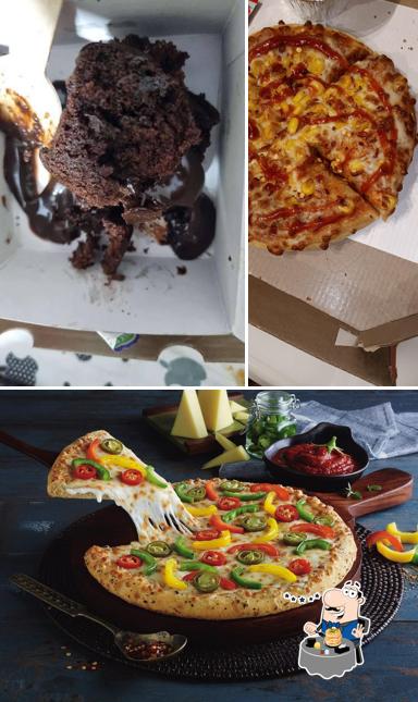 Chocolate mousse at Domino's Pizza Subharti University, Meerut